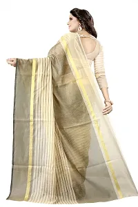 Stylish Fancy Cotton Silk Bollywood Solid Saree With Blouse Piece For Women-thumb3