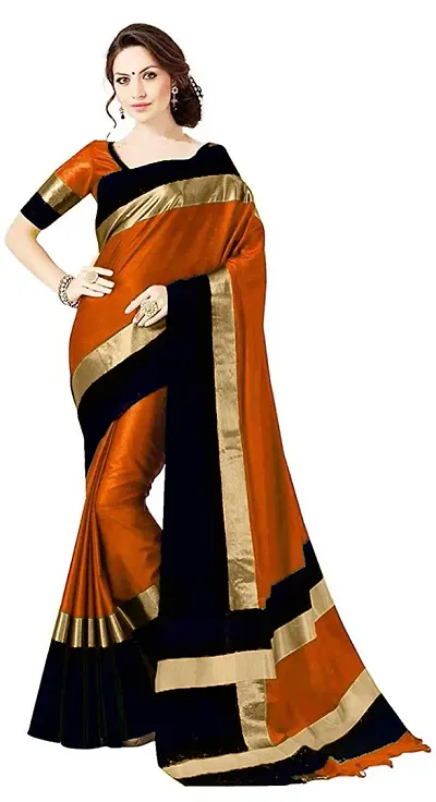 Must Have Cotton Silk Saree with Blouse piece 