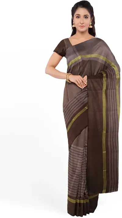 Women Stylish Silk Saree with Blouse piece