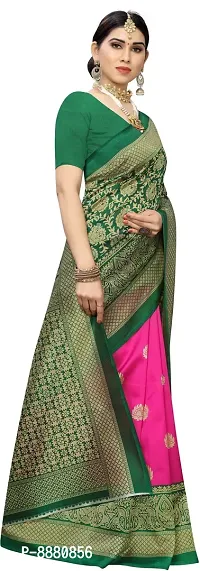 Stylish Fancy Art Silk Bollywood Printed Saree With Blouse Piece For Women-thumb3