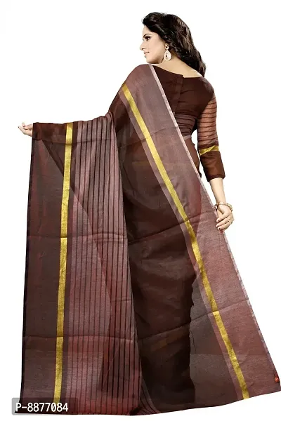 Stylish Fancy Cotton Silk Daily Wear Striped Saree With Blouse Piece For Women Pack Of 2-thumb3