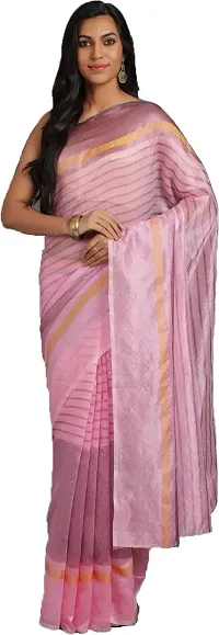 Must Have Art Silk Saree with Blouse piece 