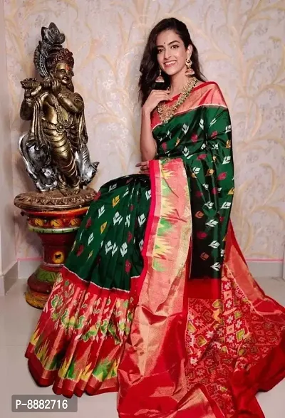 Stylish Fancy Art Silk Bandhani Printed Saree With Blouse Piece For Women