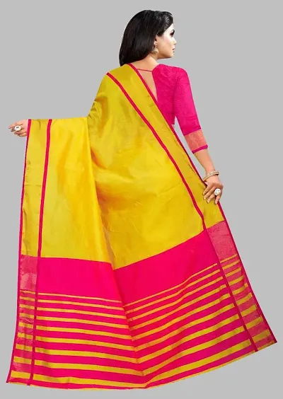 Stylish Fancy Art Silk Bollywood Solid Saree With Blouse Piece For Women