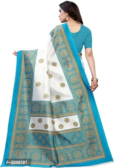 Stylish Fancy Art Silk Mysore Silk Solid Saree With Blouse Piece For Women-thumb4