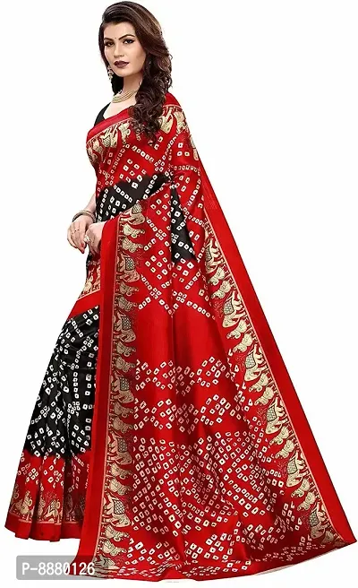 Stylish Fancy Art Silk Bollywood Printed Saree With Blouse Piece For Women-thumb4