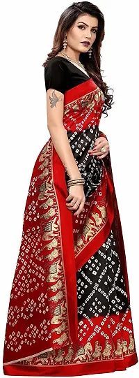 Stylish Fancy Art Silk Bollywood Printed Saree With Blouse Piece For Women-thumb4