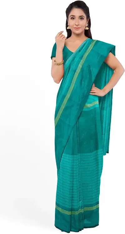 Elegant Cotton Silk Saree with Blouse piece 