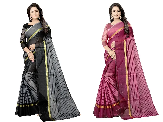 Elegant Cotton Silk Saree with Blouse piece 