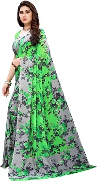 Stylish Fancy Georgette Bollywood Printed Saree With Blouse Piece For Women-thumb1