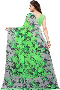 Stylish Fancy Georgette Bollywood Printed Saree With Blouse Piece For Women-thumb3