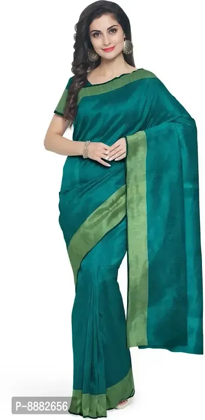 Stylish Fancy Cotton Silk Daily Wear Printed Saree With Blouse Piece For Women