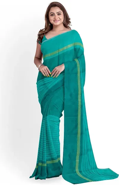 Women Stylish Silk Saree with Blouse piece