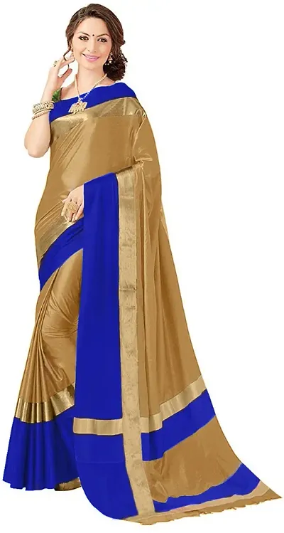 Attractive Silk Saree with Blouse piece For Women