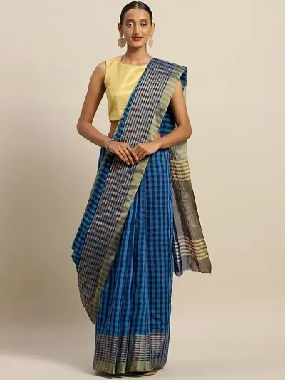 Beautiful Art Silk Saree with Blouse piece