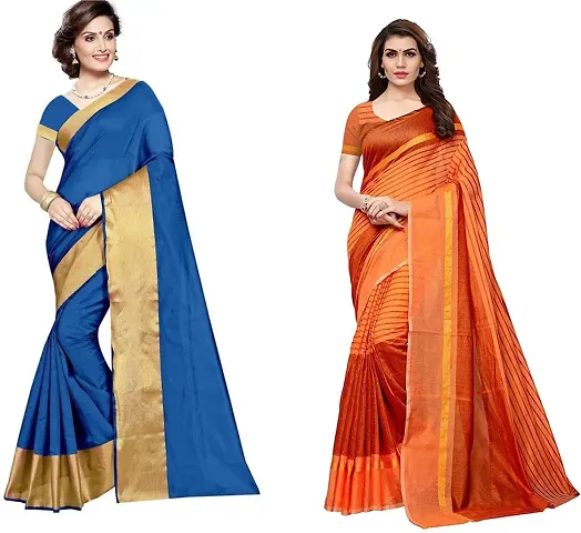 Attractive Georgette Saree with Blouse piece 