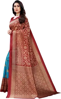 Women Beautiful Cotton Silk Saree with Blouse piece-thumb1