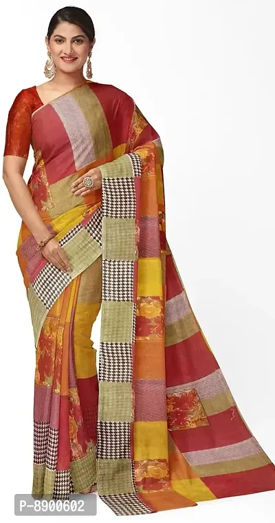 Women Beautiful Georgette Saree with Blouse piece