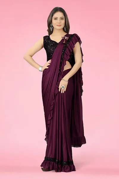 Stylish Lycra Sarees For Women