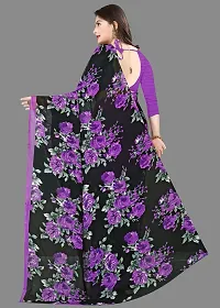 Women Beautiful Georgette Saree with Blouse piece-thumb2