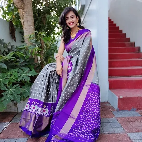 Handloom Ikat Style Digital Printed Sarees Collection