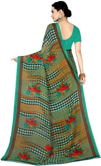 Best Selling Georgette Saree with Blouse piece 