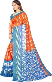 Women Stylish Art Silk Self Pattern Saree with Blouse piece-thumb2
