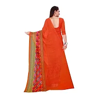 Stylish Georgette Multicoloured Printed Saree With Blouse Piece For Women-thumb3