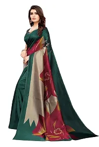 Stylish Multicoloured Cotton Silk Woven Design Saree with Blouse piece For Women-thumb1