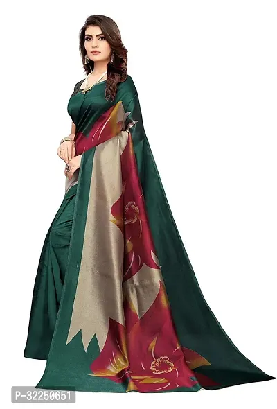 Stylish Multicoloured Cotton Silk Woven Design Saree with Blouse piece For Women-thumb2