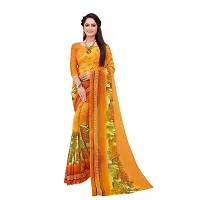 Stylish Georgette Multicoloured Printed Saree With Blouse Piece For Women Pack Of 2-thumb2