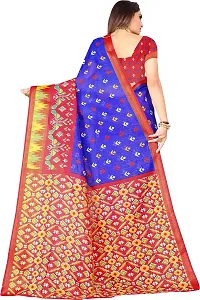 Women Stylish Art Silk Self Pattern Saree with Blouse piece-thumb2