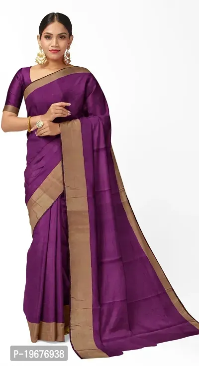 Women Stylish Cotton Silk Printed Saree with Blouse piece