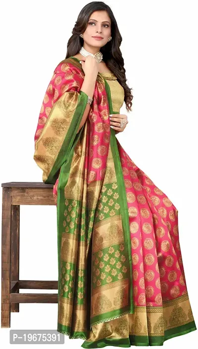 Women Stylish Net Printed Saree with Blouse piece-thumb4