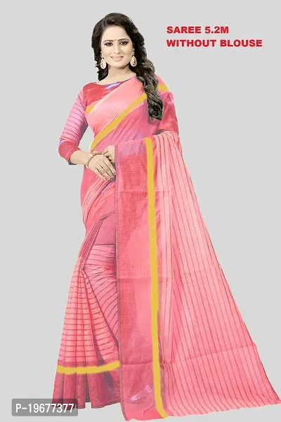 Women Stylish Art Silk Printed Saree with Blouse piece-thumb0