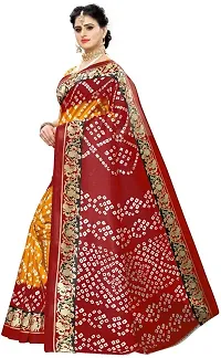 Women Stylish Georgette Solid Saree with Blouse piece-thumb1