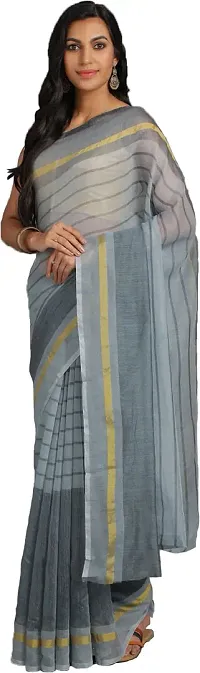 Must Have Art Silk Saree with Blouse piece 