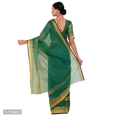 Stylish Art Silk Green Printed Saree With Blouse Piece For Women-thumb2