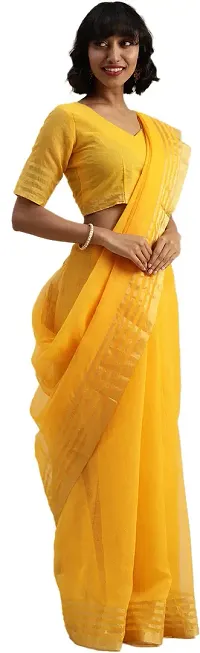 Alluring Art Silk Saree with Blouse piece 