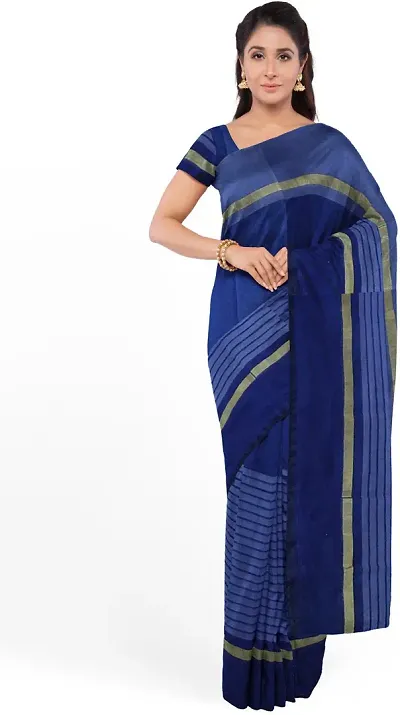 Women Stylish Silk Saree with Blouse piece