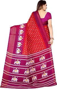 Women Stylish Art Silk Self Pattern Saree with Blouse piece-thumb1