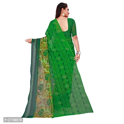 Stylish Georgette Multicoloured Printed Saree With Blouse Piece For Women Pack Of 2-thumb5