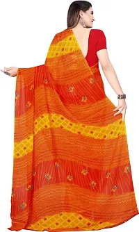 Women Stylish Georgette Printed Saree with Blouse piece-thumb2