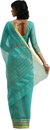 Women Stylish Art Silk Printed Saree with Blouse piece-thumb1