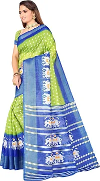 Women Stylish Art Silk Self Pattern Saree with Blouse piece-thumb2