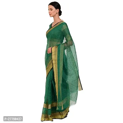 Stylish Art Silk Green Printed Saree With Blouse Piece For Women-thumb3