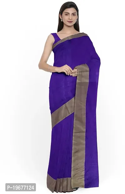 Women Stylish Cotton Silk Printed Saree with Blouse piece-thumb0