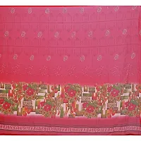 Stylish Red georgette Sarees For Women-thumb1