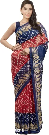 Women Stylish Art Silk Self Pattern Saree with Blouse piece-thumb0