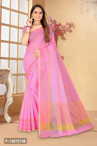 Women Stylish Art Silk Self Pattern Saree with Blouse piece